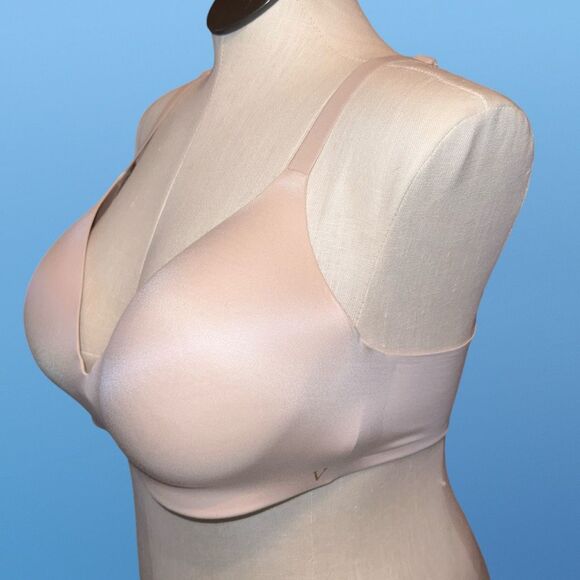 Victoria’s Secret Perfect Fit Wireless Tan Bra Size 38C - Picture 2 of 6